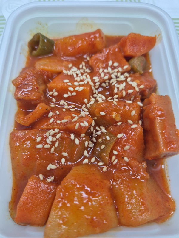 매콤햄감자볶음