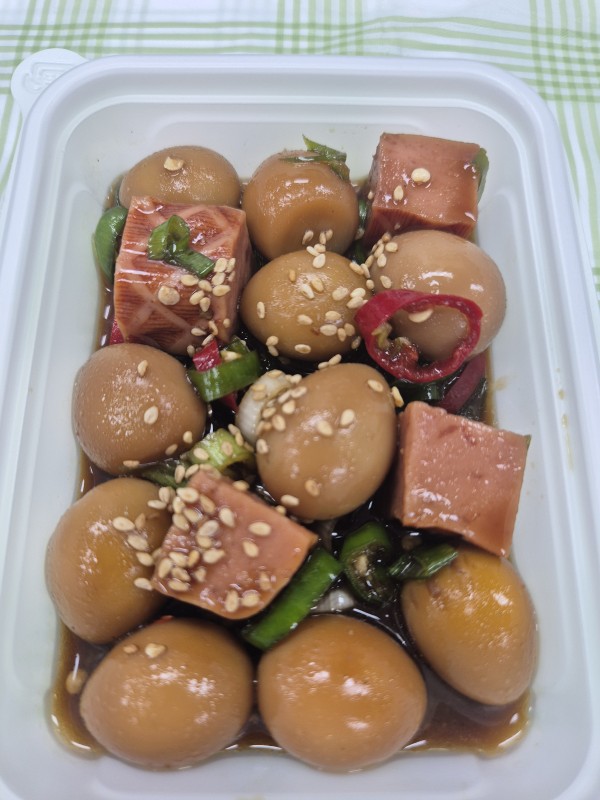 메추리알햄조림 (어린이 반찬)