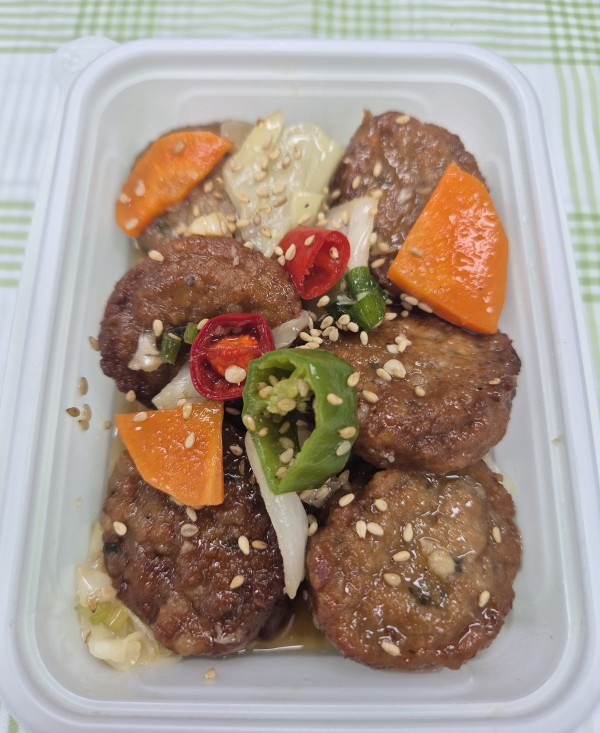 떡갈비찹스테이크 (어린이 반찬)