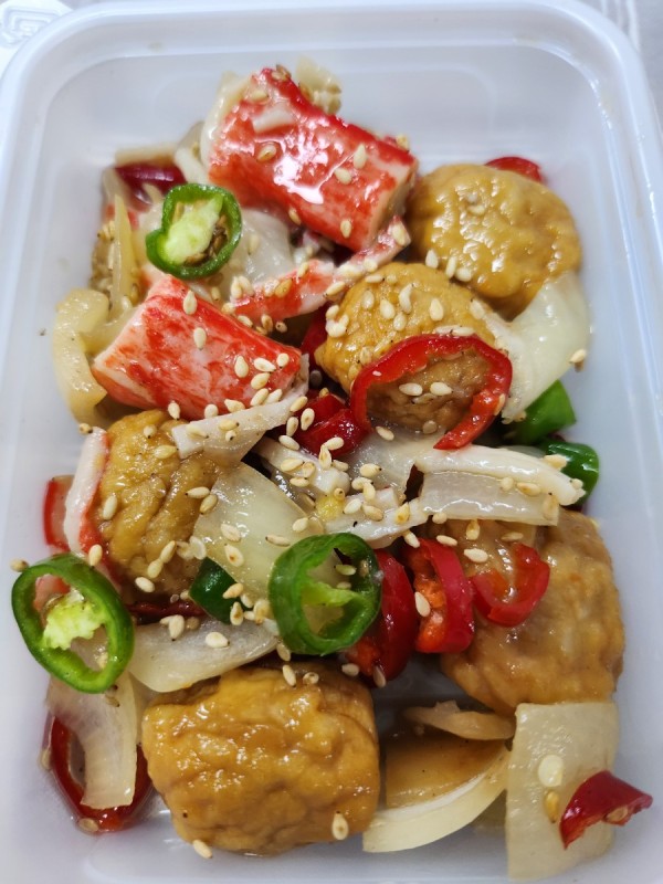 볼어묵맛살볶음