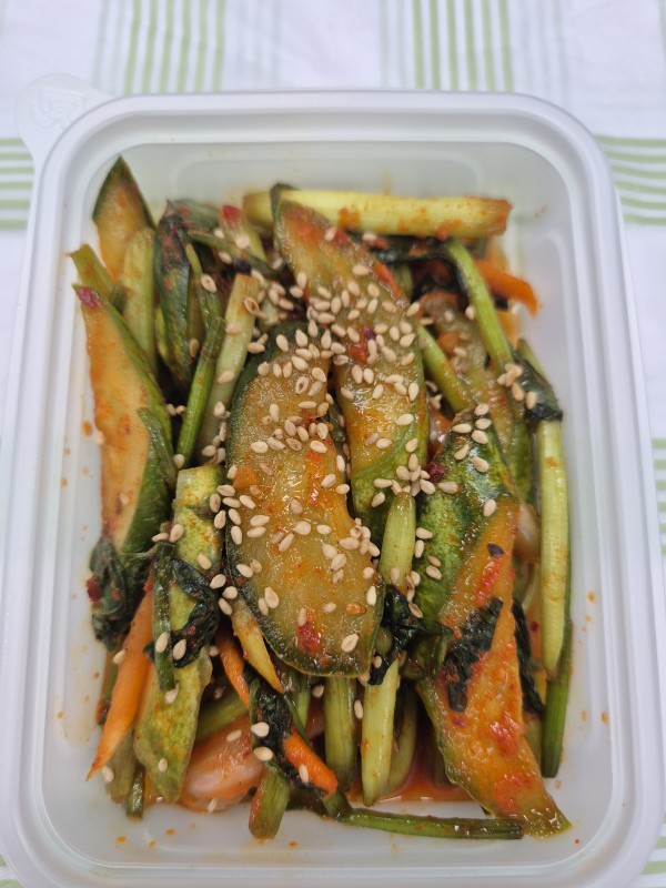 오이미나리무침