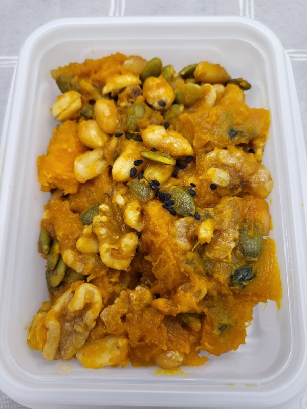 견과단호박볶음